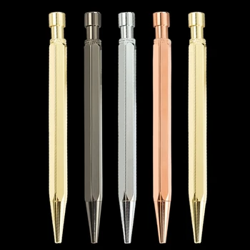 Ручка с шестью вращающимися резьбами Ручка для вывесок Шариковая ручка Канцелярская ручка для письма металлическая ручка