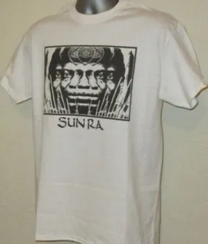 Футболка Sun Ra 224 с ретро музыкой, белая футболка унисекс